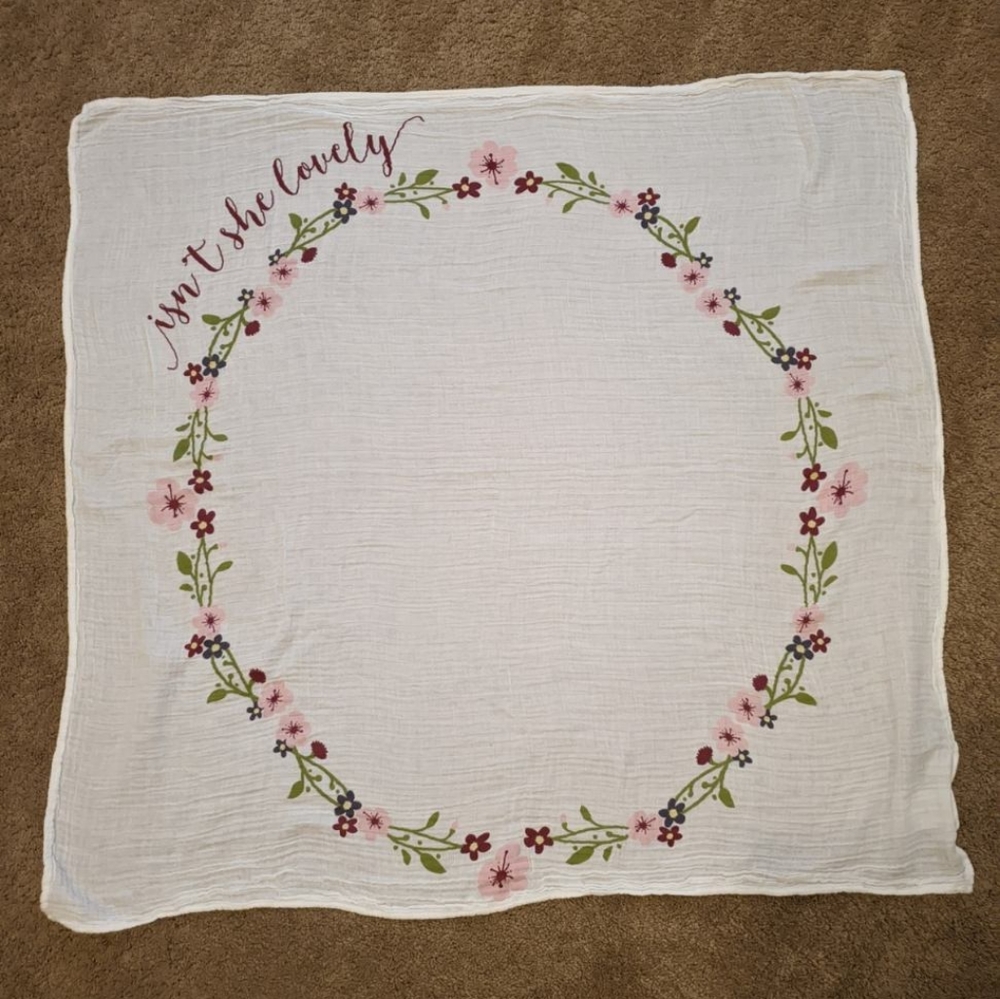 Baby's First year Muslin Memory Blanket